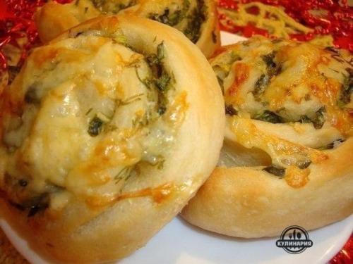 Луково - чесночные завитушки. 04