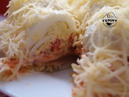 Салат Сугроб?  Рецепт к новогоднему столу номер 4?