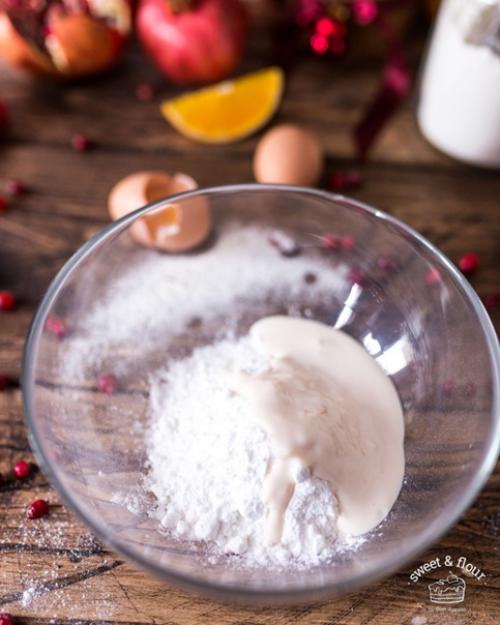 Рецепт кекса с клюквой. 06