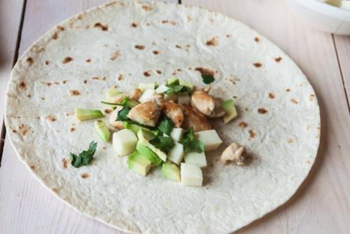 Куриное буррито.  Ингредиенты: 07