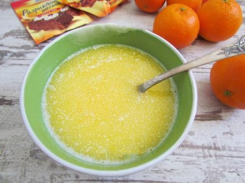 Мандариновый пирог. Пока они готовились, мои чуть с ума от аромата не сошли? 03