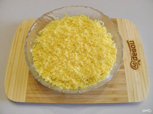 Салат Мимоза новогодний. 08