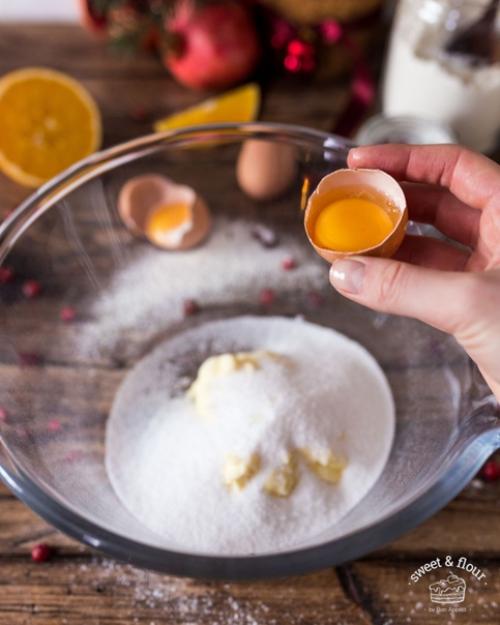 Рецепт кекса с клюквой. 02