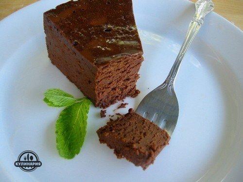 Шоколадное пирожное без муки. Шоколадное пирожное без муки.