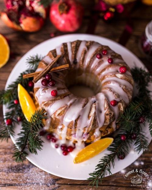 Рецепт кекса с клюквой. 08