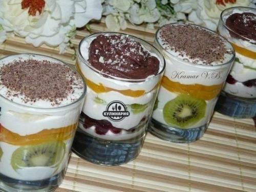 Десерт творожный - просто пальчики оближешь.