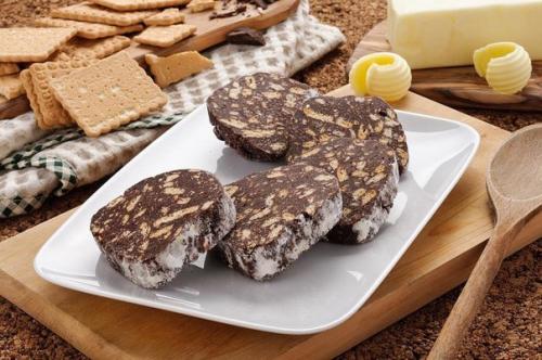 Шоколадная колбаска?   Любимый домашний десерт из детства! 01