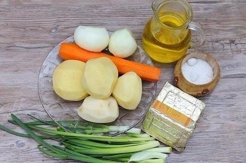 Нежный супчик из плавленных сырков. 01