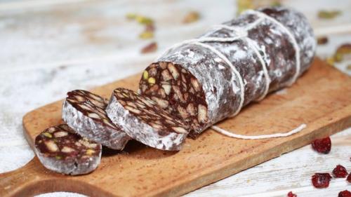 Шоколадная колбаска?   Любимый домашний десерт из детства! 04