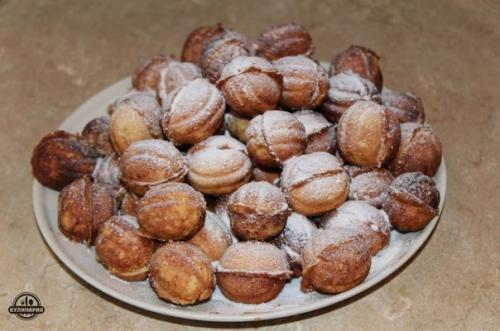 Печенье Орешки со сгущенкой. 06