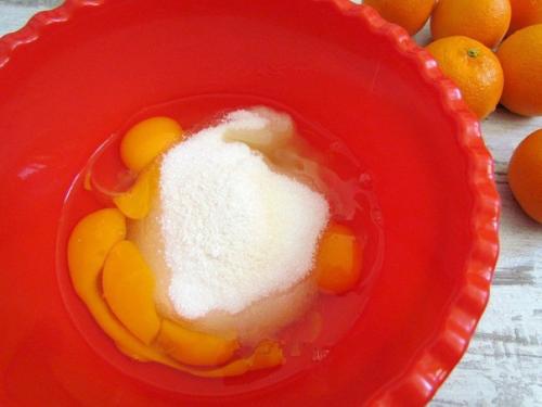 Мандариновый пирог. Пока они готовились, мои чуть с ума от аромата не сошли? 01