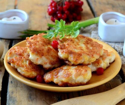 Вкуснейшие шницели с сыром.
