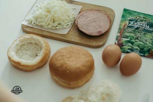 Яичница в рукаве.

