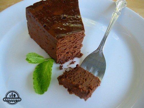 Шоколадное пирожное без муки. 07 Шоколадное пирожное без муки. 07