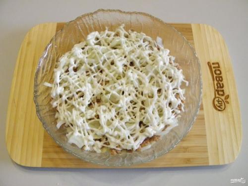 Салат Мимоза новогодний. 06