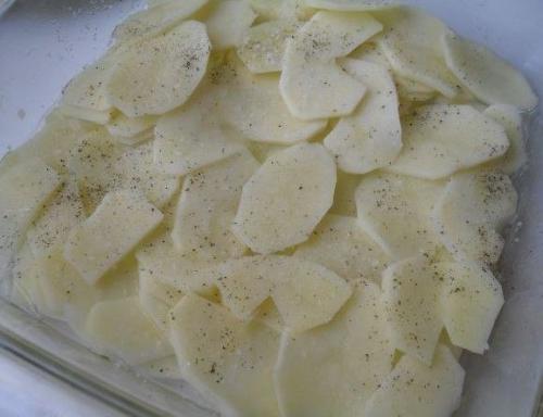 Запеченный картофель с грибами. 03