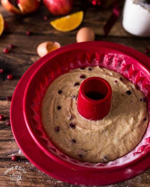 Рецепт кекса с клюквой. 05