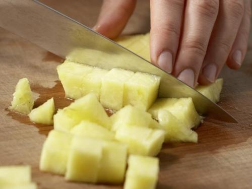 Утиная грудка с ананасом. 02