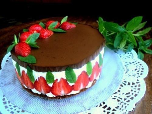 Торт Клубника и Шоколад. 09