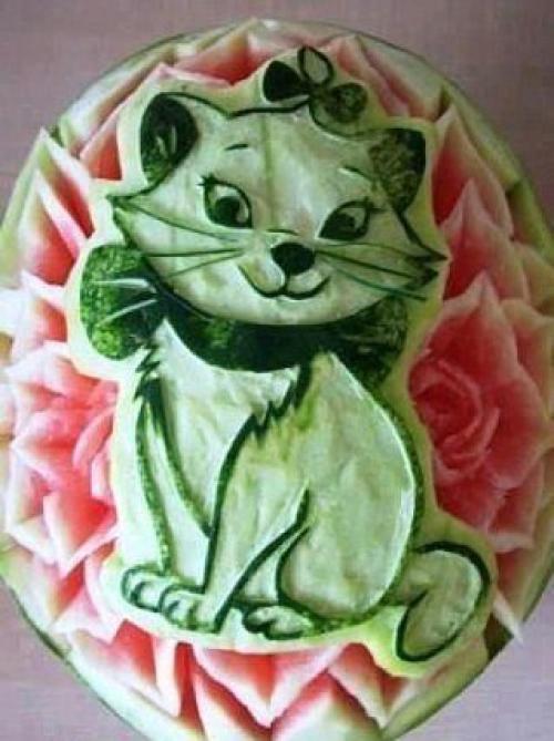 Шикарный арбузный карвинг?