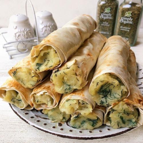 Картофельные трубочки. Ингредиенты: