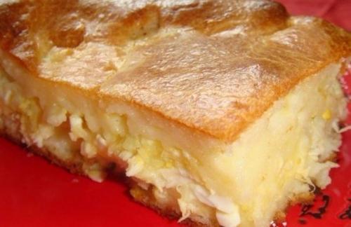 Пирог с вкуснейшей начинкой.

