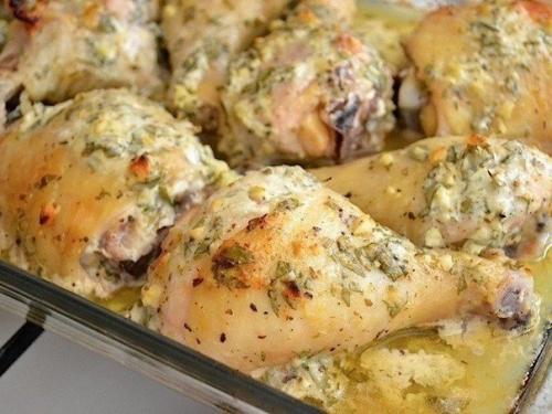 Нежнейшая курочка в греческом маринаде.
