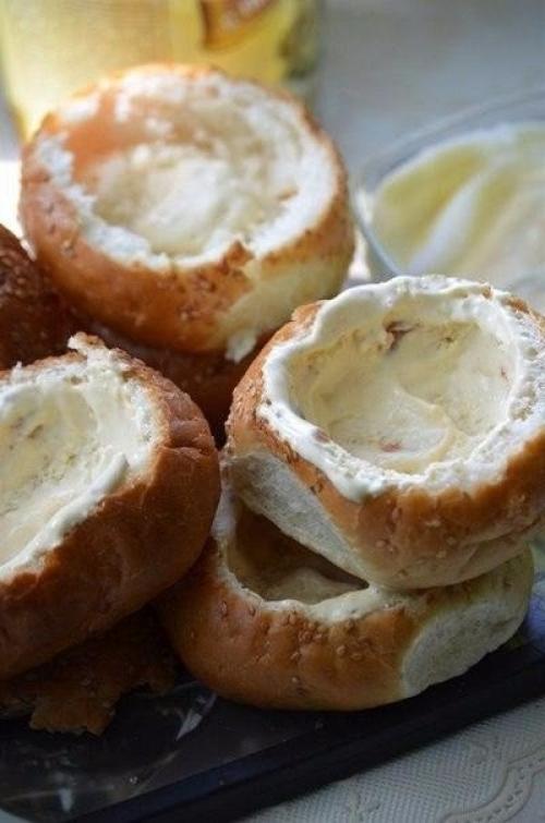 Фаршированные булочки.  Ингредиенты: 02