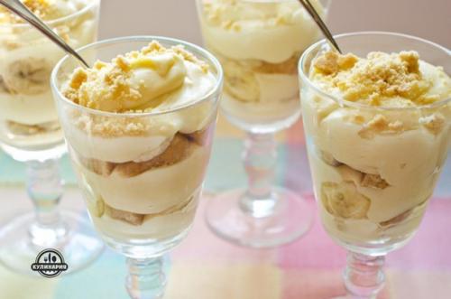 Творожно - банановый крем.