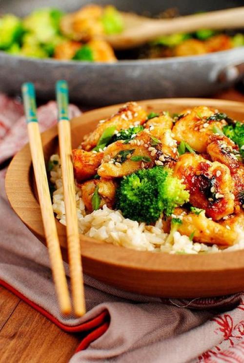 Курица в азиатском стиле с кунжутом? 04