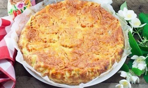 Пирог из кабачков. Диетический пирог из кабачков.