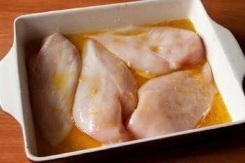 Самая нежная курочка в медово - лимонном соусе. 02