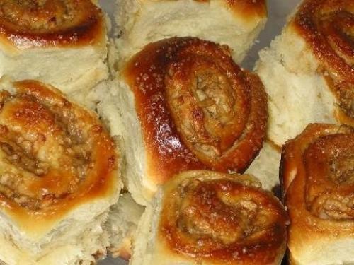 Булочки с яблоком из быстрого теста. 06