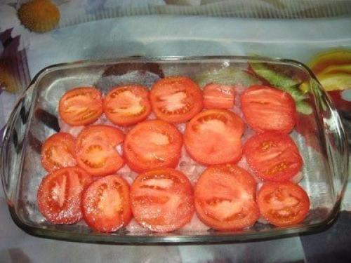 Куриная запеканка с грибами.