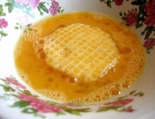 Вафельные бризольки.  Ингредиенты: 07