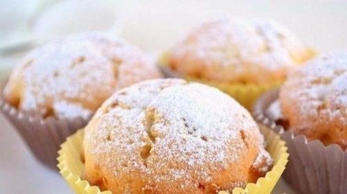 Мягкие творожные кексы.