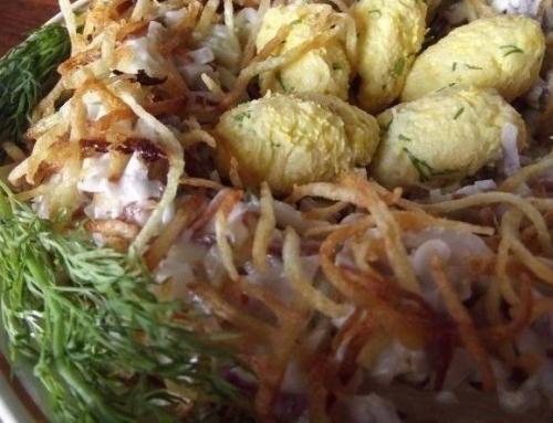 Салат Гнездо Глухаря. 08 Салат Гнездо Глухаря. 08