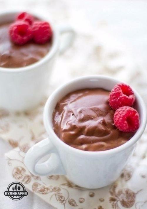 Шоколадный пудинг за 10 минут. Шоколадный пудинг за 10 минут.