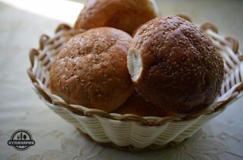 Фаршированные булочки.  Ингредиенты: 07