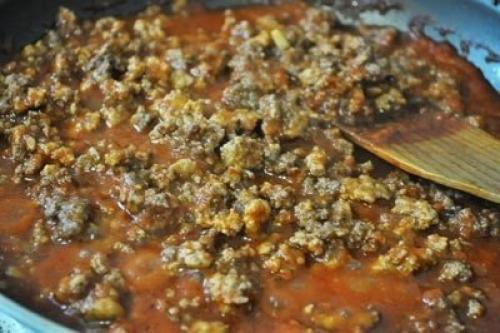 Макаронная запеканка.  Ингредиенты: 01