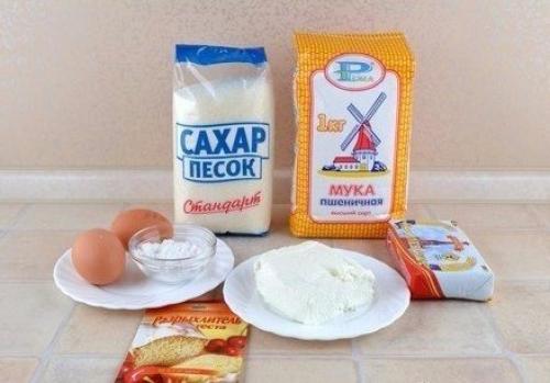 Мягкие творожные кексы. 01