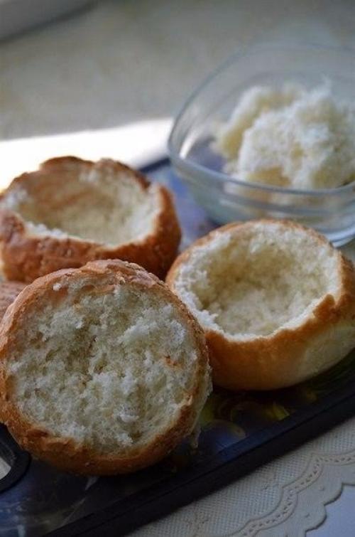 Фаршированные булочки.  Ингредиенты: 01