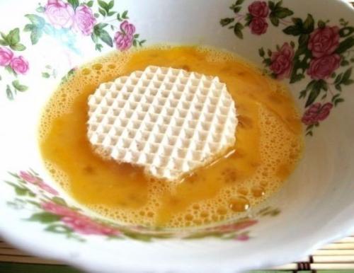 Вафельные бризольки.  Ингредиенты: 06