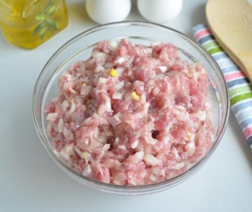 Беляши классические.  Ингредиенты: 02