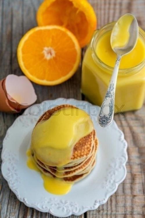 Апельсиновый крем для блинов, оладушек, тостов. 

