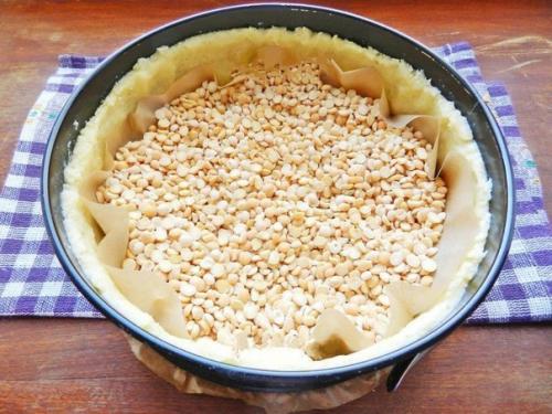 Песочный пирог с малиной. 04