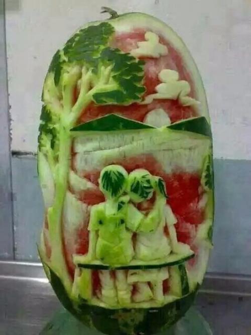 Шикарный арбузный карвинг? 03