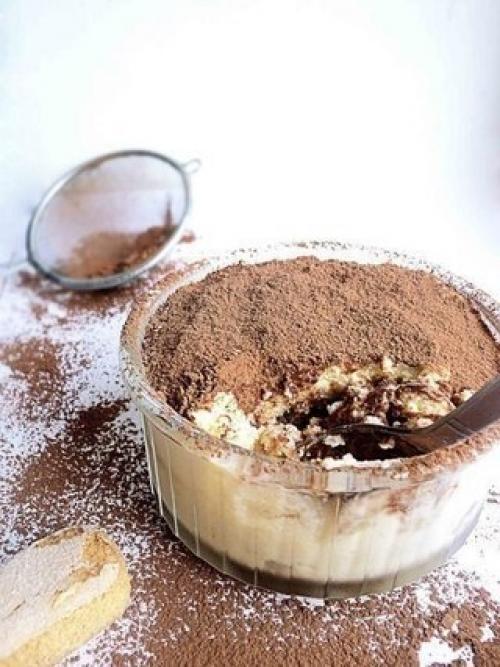 Творожный десерт в стиле Тирамису. 01