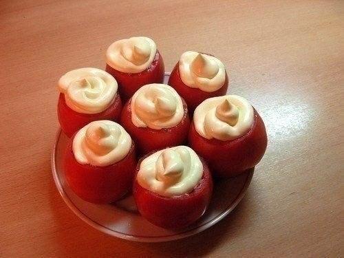 Фаршированные помидорки?  Обожаю такие простые рецептики! 04