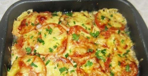 Запеканка с картофелем и рыбкой. 01